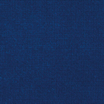Blue fabric sample with dense woven texture, imprinted with “venere 38 5436” code, showcasing subtle tonal variations in a studio setting.